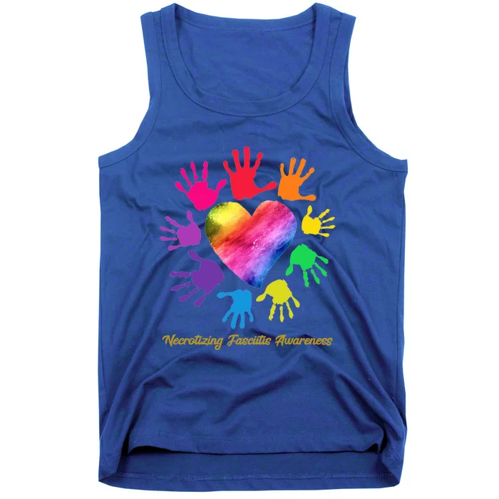 Necrotizing Fasciitis Awareness Hands Gift Tank Top