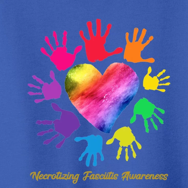 Necrotizing Fasciitis Awareness Hands Gift Toddler T-Shirt