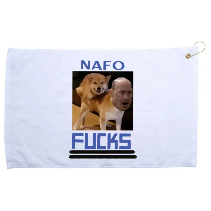 Nafo Fucks Adl Grommeted Golf Towel