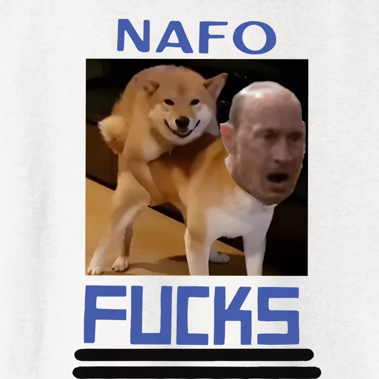 Nafo Fucks Adl Women's Crop Top Tee