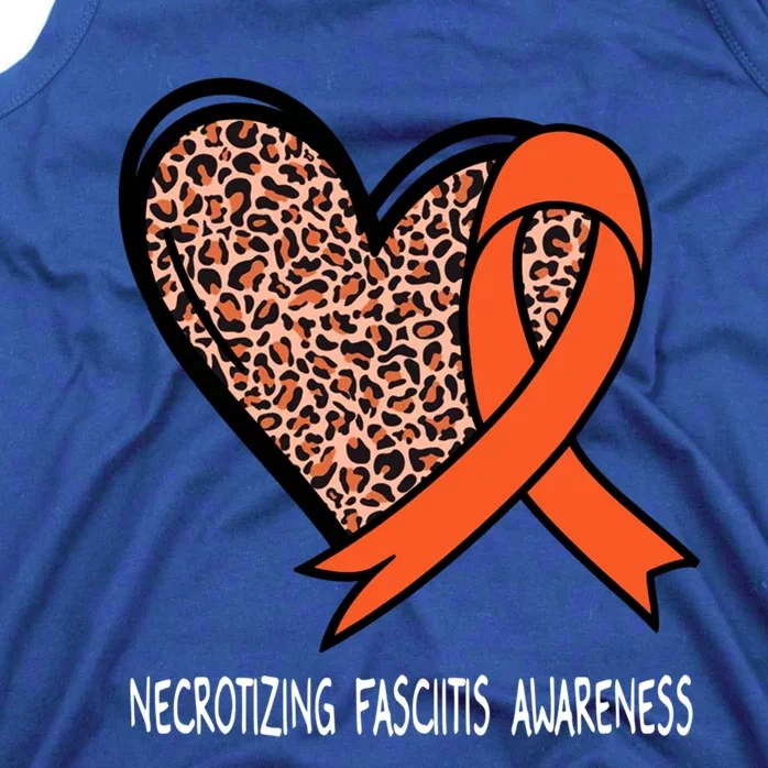 Necrotizing Fasciitis Awareness Orange Ribbon Cute Gift Tank Top