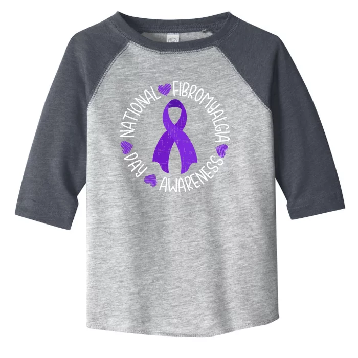 National Fibromyalgia Awareness Day Costume Ribbon Gift Toddler Fine Jersey T-Shirt