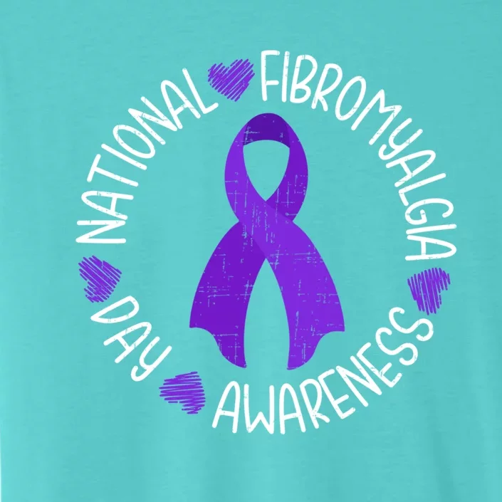 National Fibromyalgia Awareness Day Costume Ribbon Gift ChromaSoft Performance T-Shirt