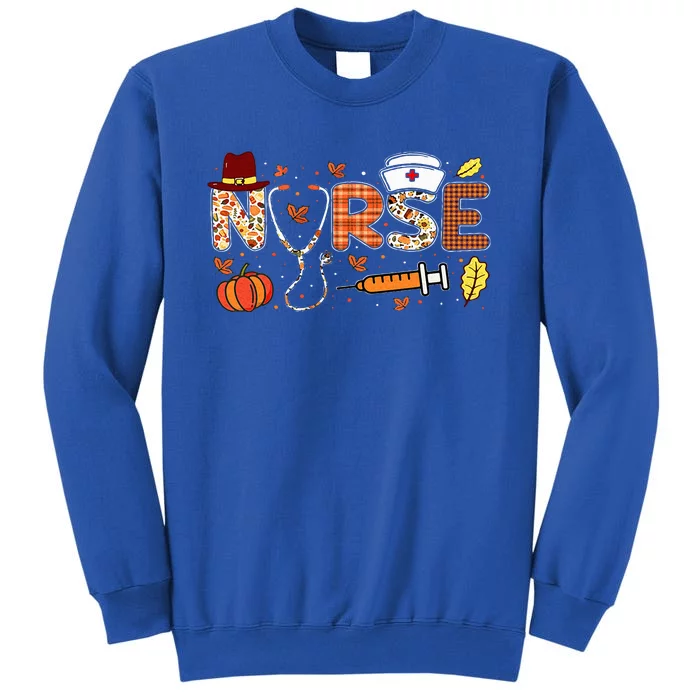 Nurses Fall Autumn Halloween Funny Thanksgiving Nurse Sweatshirt