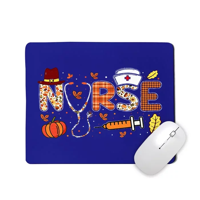 Nurses Fall Autumn Halloween Funny Thanksgiving Nurse Mousepad