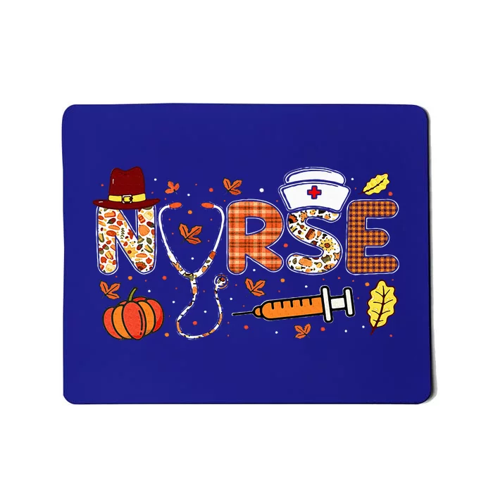 Nurses Fall Autumn Halloween Funny Thanksgiving Nurse Mousepad