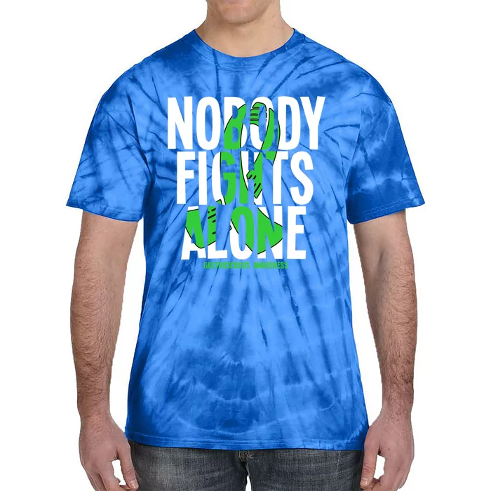 Nobody Fights Alone Gastroschisis Awareness Cool Gift Tie-Dye T-Shirt