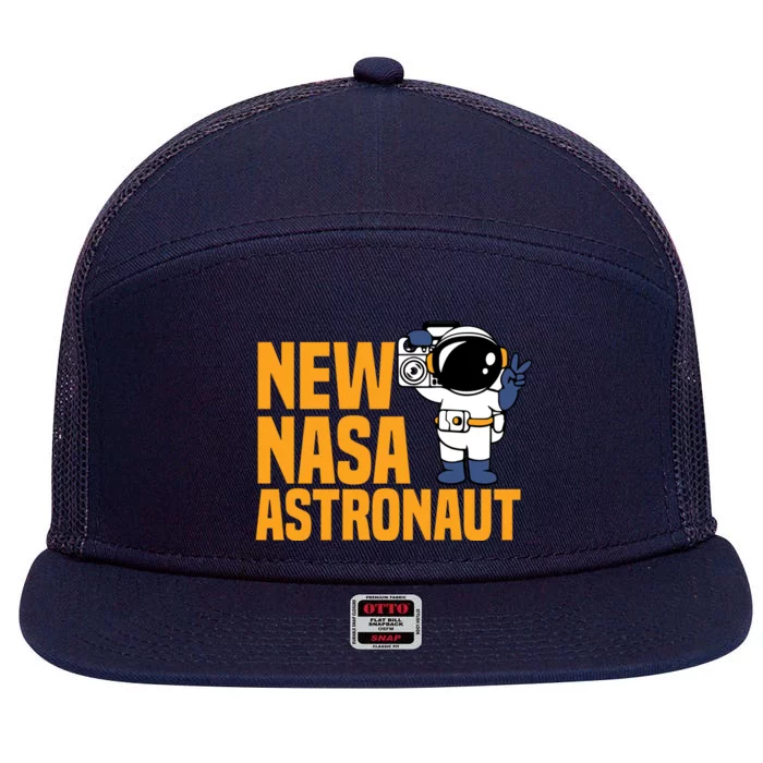 New Future Astronaut | Funny Astronaut 7 Panel Mesh Trucker Snapback Hat