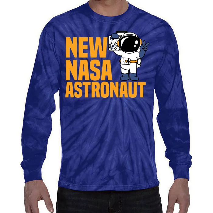 New Future Astronaut | Funny Astronaut Tie-Dye Long Sleeve Shirt