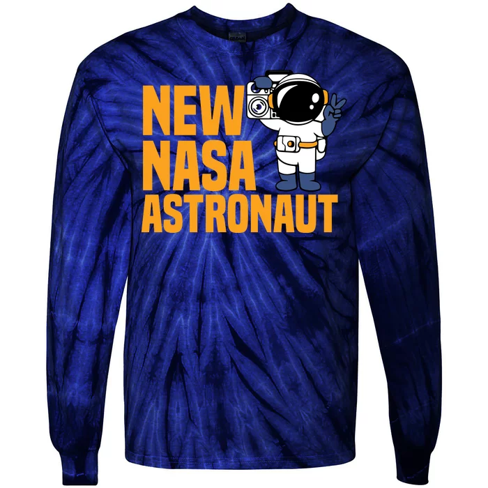 New Future Astronaut | Funny Astronaut Tie-Dye Long Sleeve Shirt