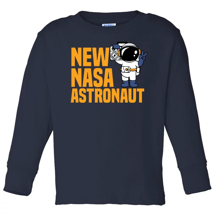 New Future Astronaut | Funny Astronaut Toddler Long Sleeve Shirt