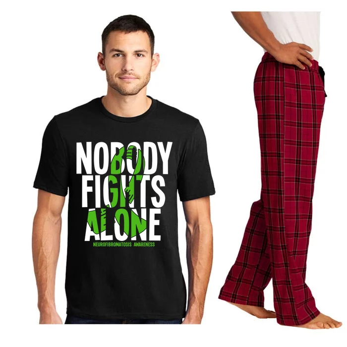 Nobody Fights Alone Neurofibromatosis Awareness Gift Pajama Set