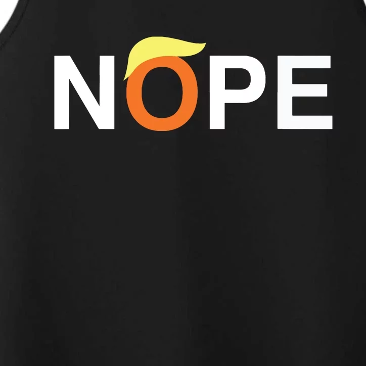 Nope Funny Antitrump Performance Tank