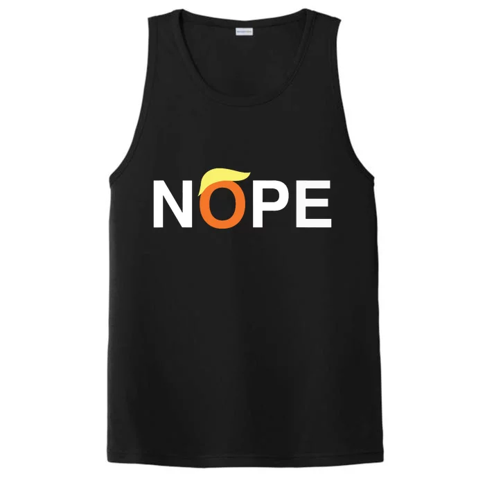 Nope Funny Antitrump Performance Tank