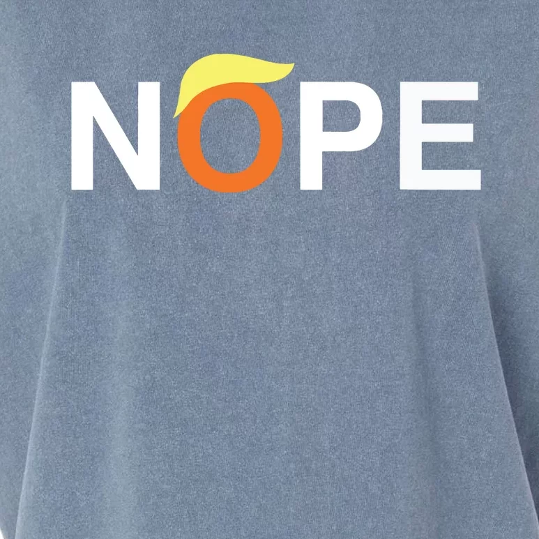 Nope Funny Antitrump Garment-Dyed Women's Muscle Tee