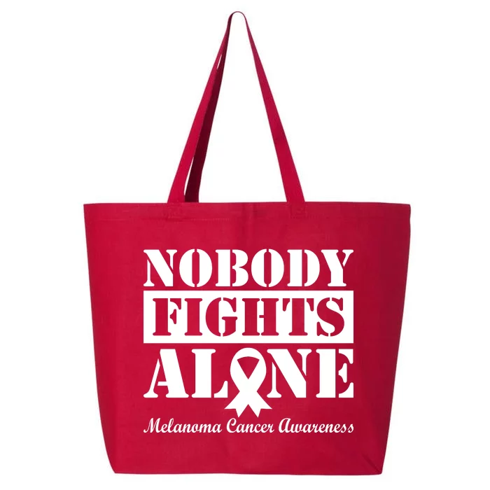 Nobody Fights Alone Melanoma Cancer Awareness 25L Jumbo Tote