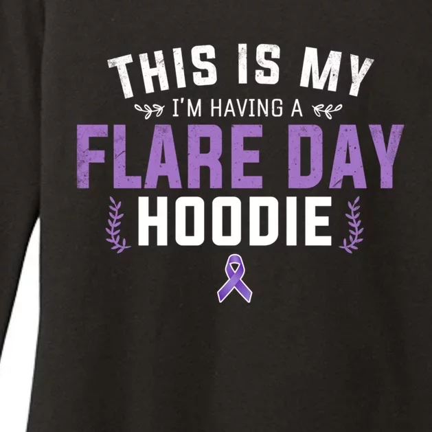 Novelty Fibro Awareness And Fibromyalgia This Is My Flare Day Cute Gift Womens CVC Long Sleeve Shirt