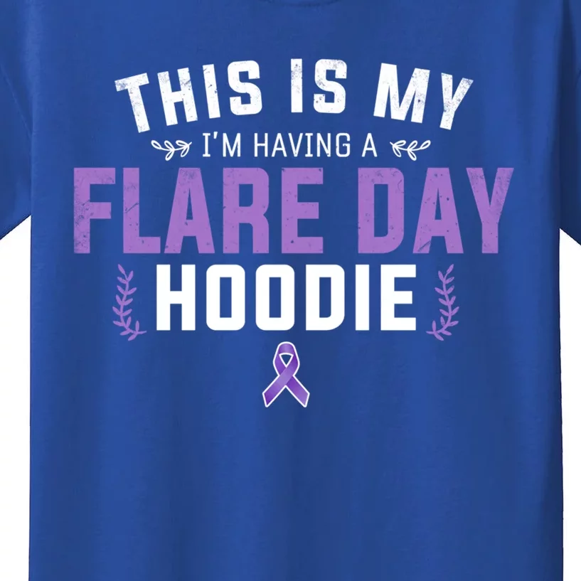 Novelty Fibro Awareness And Fibromyalgia This Is My Flare Day Cute Gift Kids T-Shirt