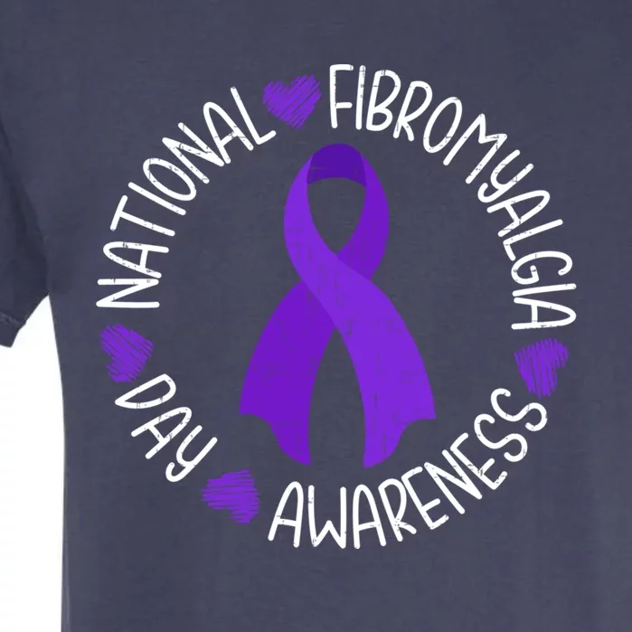 National Fibromyalgia Awareness Day Costume Ribbon Gift Garment-Dyed Heavyweight T-Shirt