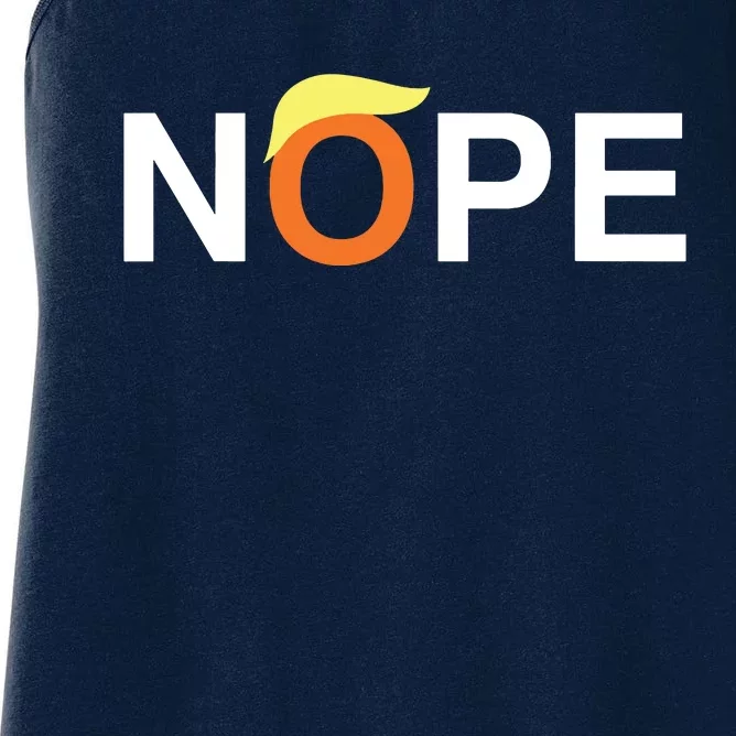 Nope Funny Antitrump Women's Racerback Tank