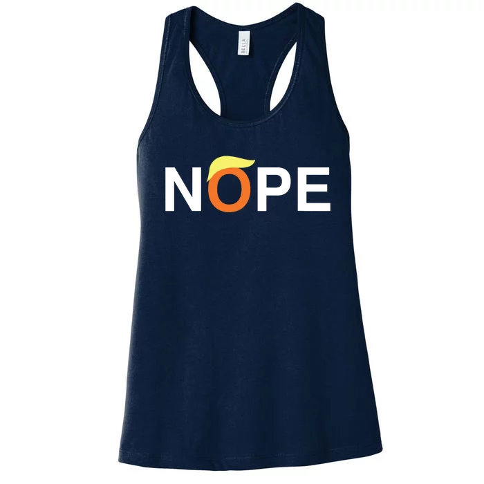 Nope Funny Antitrump Women's Racerback Tank