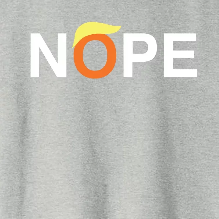 Nope Funny Antitrump Women's Crop Top Tee