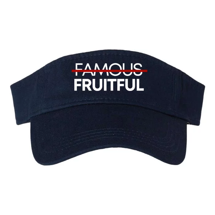 Not Famous But Fruitful Valucap Bio-Washed Visor