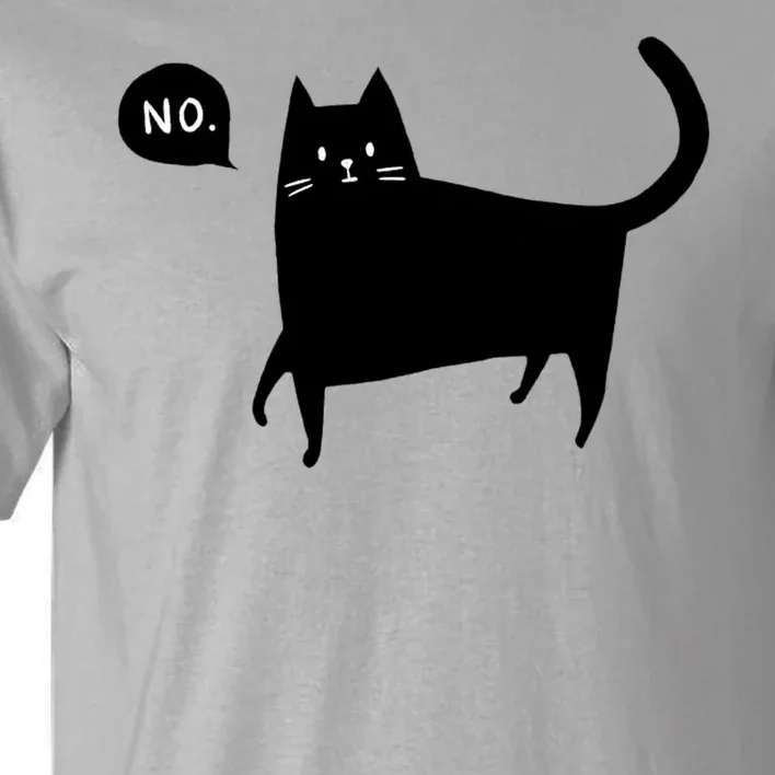 No Funny Black Cat Tall T-Shirt