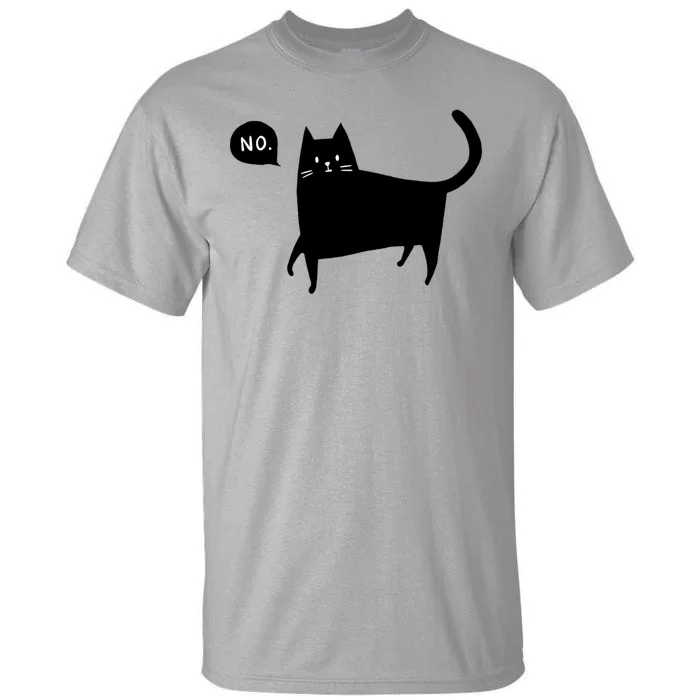 No Funny Black Cat Tall T-Shirt