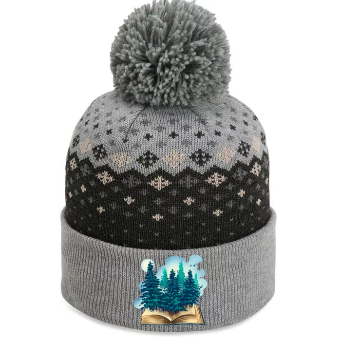 Nature Forest Book The Baniff Cuffed Pom Beanie