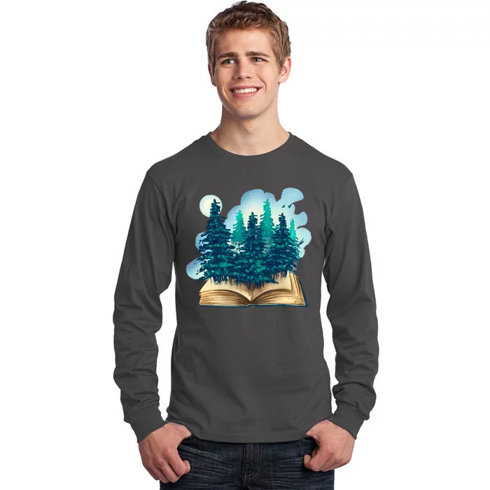 Nature Forest Book Tall Long Sleeve T-Shirt