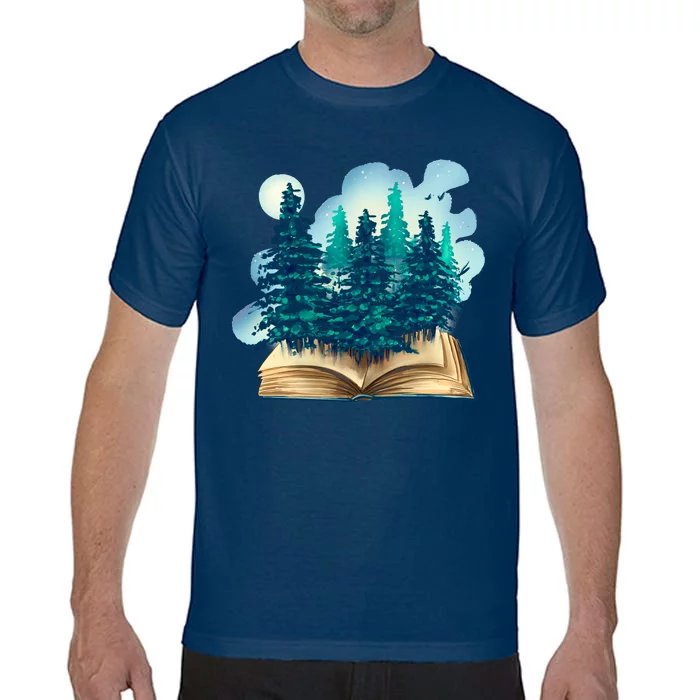 Nature Forest Book Comfort Colors T-Shirt