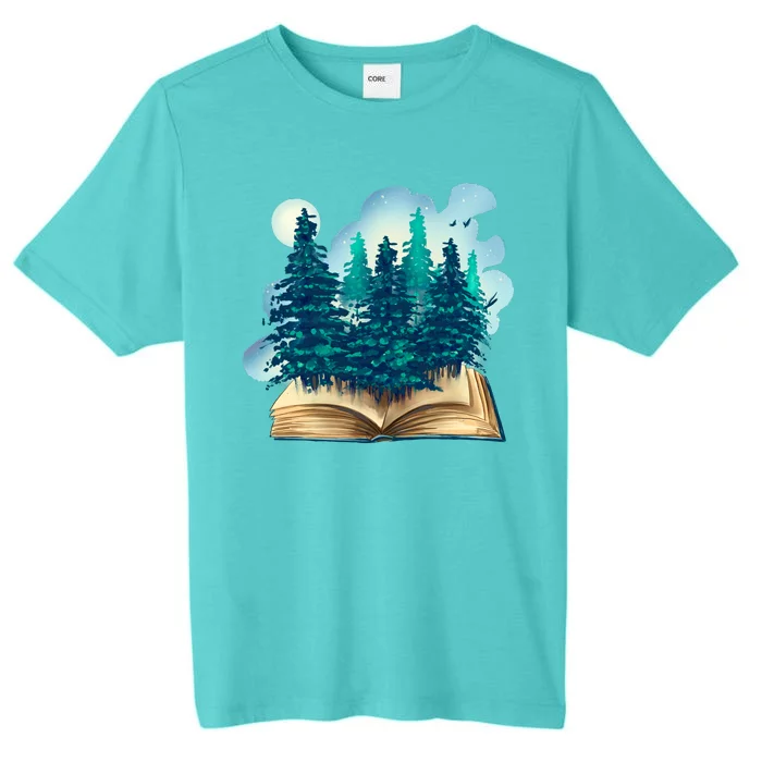 Nature Forest Book ChromaSoft Performance T-Shirt