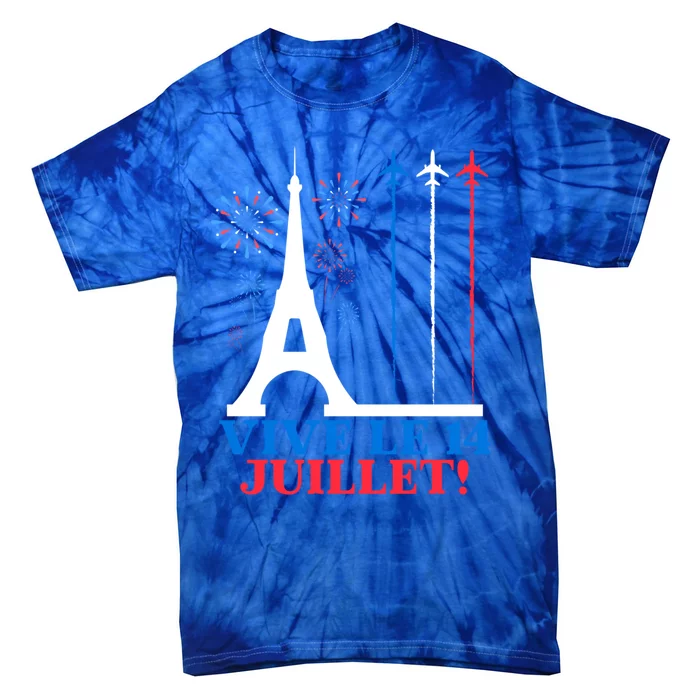 National France Bastille Day 2024 Long Live The 14th Of July Meaningful Gift Tie-Dye T-Shirt