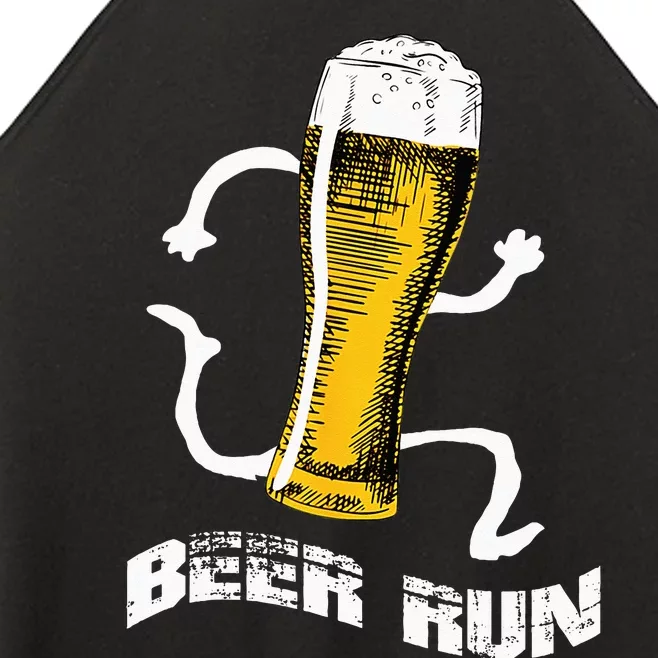 NV004 Funny Beer For Men Women Beer A Run Women’s Perfect Tri Rocker Tank