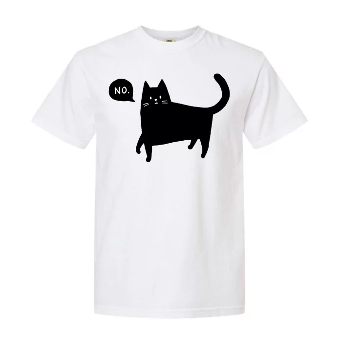 No Funny Black Cat Garment-Dyed Heavyweight T-Shirt