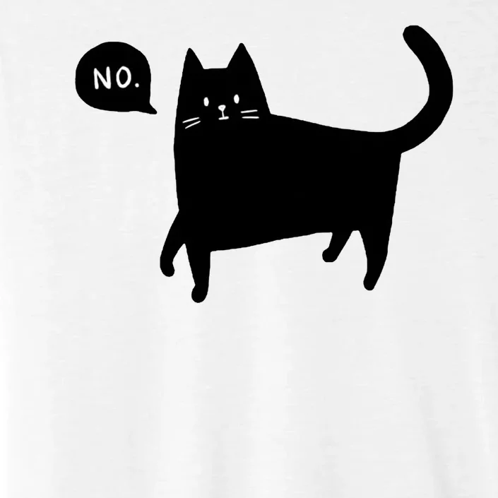 No Funny Black Cat ChromaSoft Performance T-Shirt