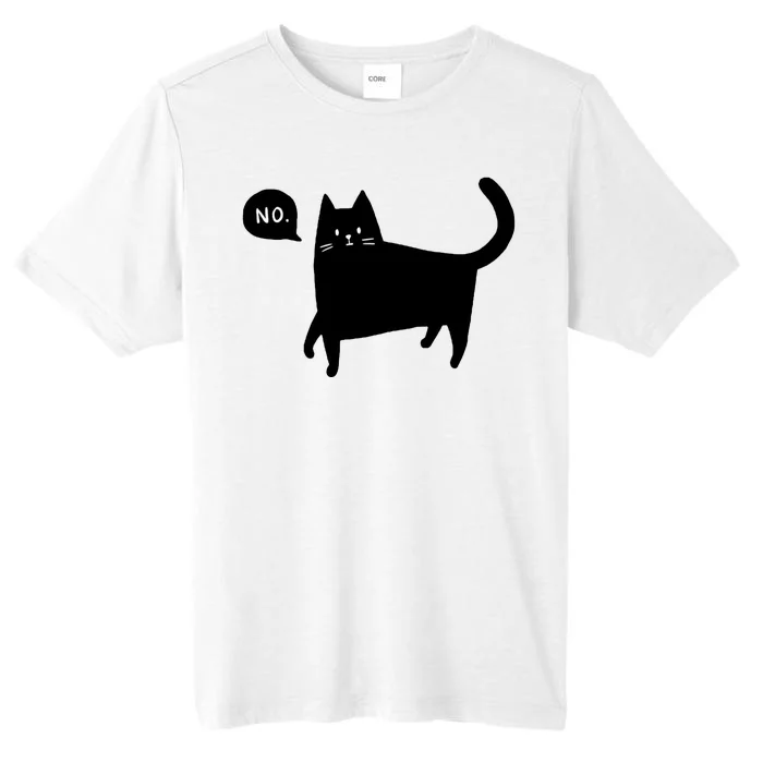 No Funny Black Cat ChromaSoft Performance T-Shirt