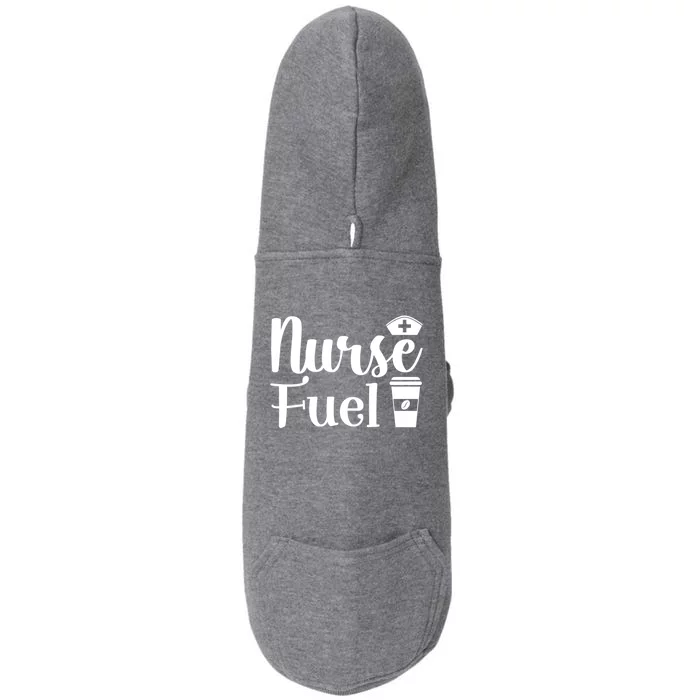 Nurse Fuel Coffee Cappuccino Meaningful Gift Doggie 3-End Fleece Hoodie