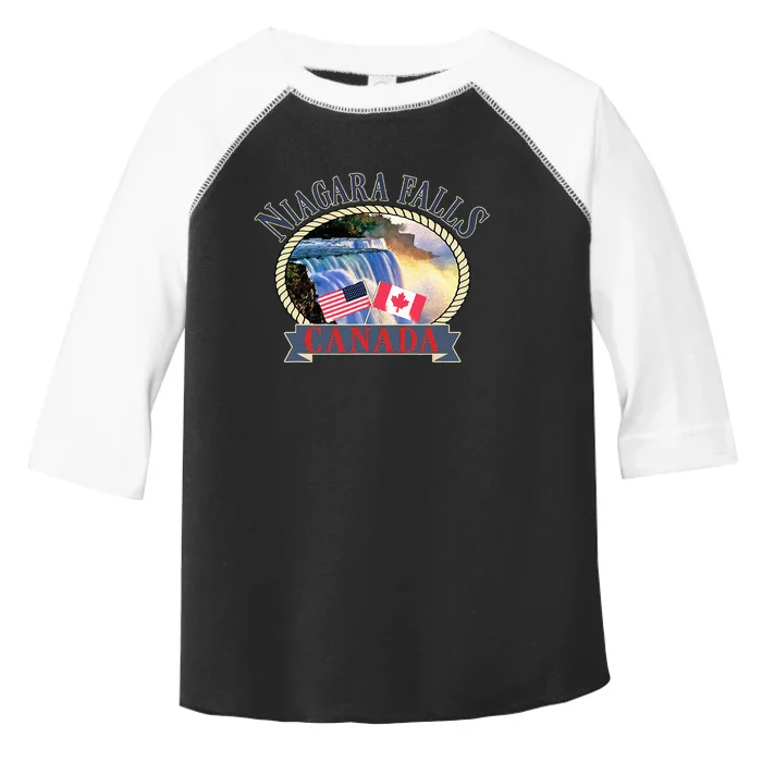 Niagara Falls Canada Usa Nature River Toddler Fine Jersey T-Shirt