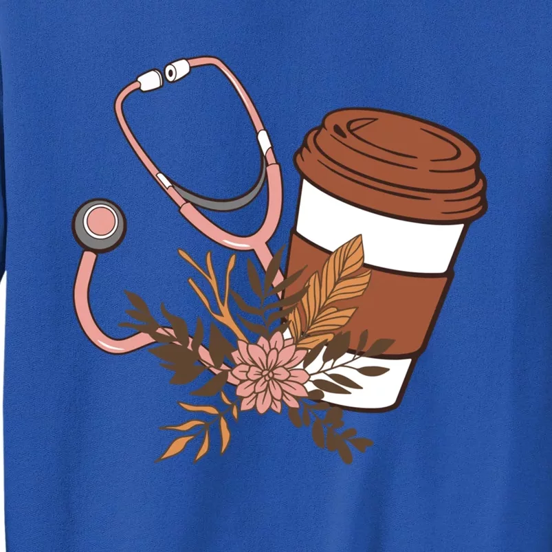 Nurse Fuel Coffee Caffeine Stethoscope Nursing Student Life Great Gift Tall Sweatshirt