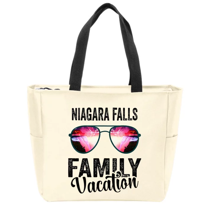 Niagara Falls Canada Family Trip Vacation Matching Outfits Zip Tote Bag