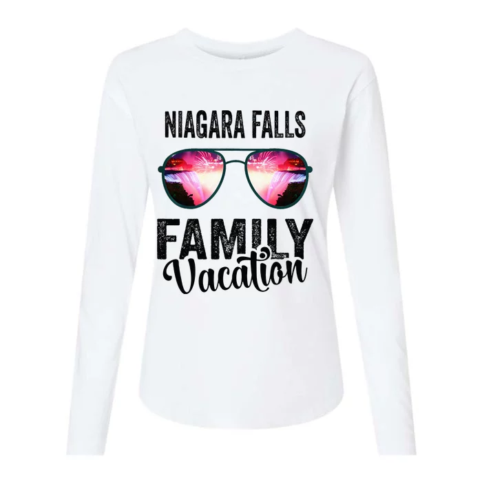 Niagara Falls Canada Family Trip Vacation Matching Outfits Womens Cotton Relaxed Long Sleeve T-Shirt