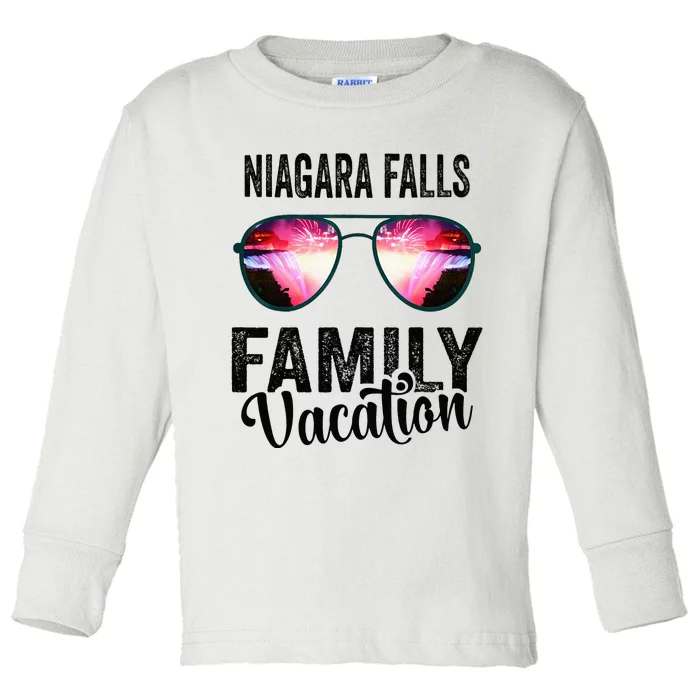 Niagara Falls Canada Family Trip Vacation Matching Outfits Toddler Long Sleeve Shirt