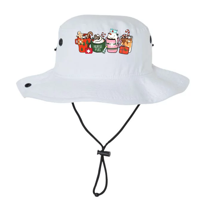 Nurse Fuel Christmas Coffee Latte Nursing Stethoscope Xmas Cool Gift Legacy Cool Fit Booney Bucket Hat