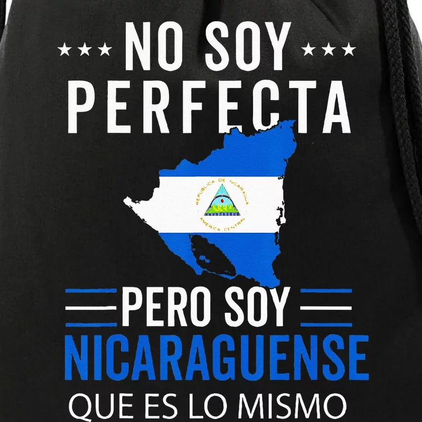 Nicaragua Flag Camiseta Nicaraguan Nicoya Pinoleros Mujer Drawstring Bag