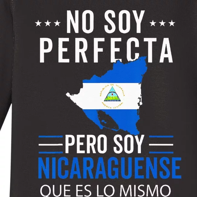 Nicaragua Flag Camiseta Nicaraguan Nicoya Pinoleros Mujer Baby Long Sleeve Bodysuit