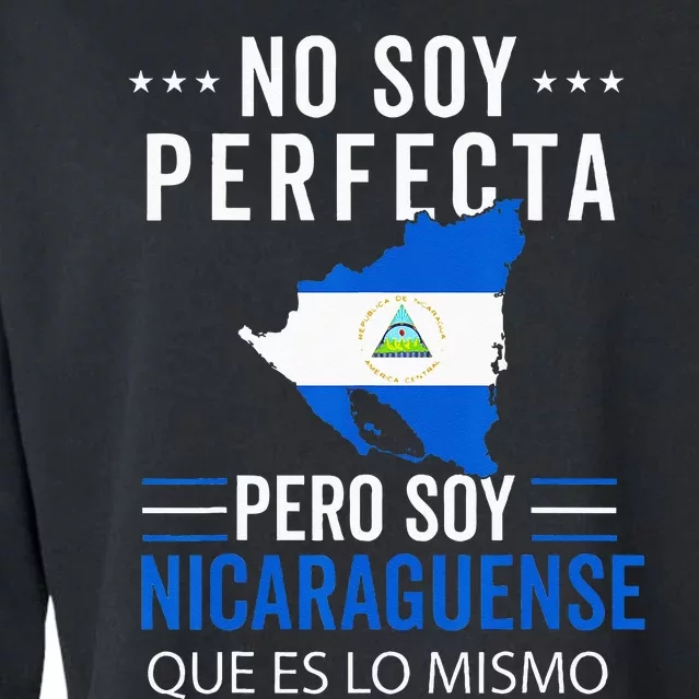 Nicaragua Flag Camiseta Nicaraguan Nicoya Pinoleros Mujer Cropped Pullover Crew