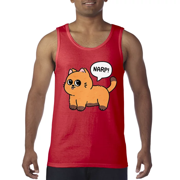 Narp! Funny Cat Lover Tank Top