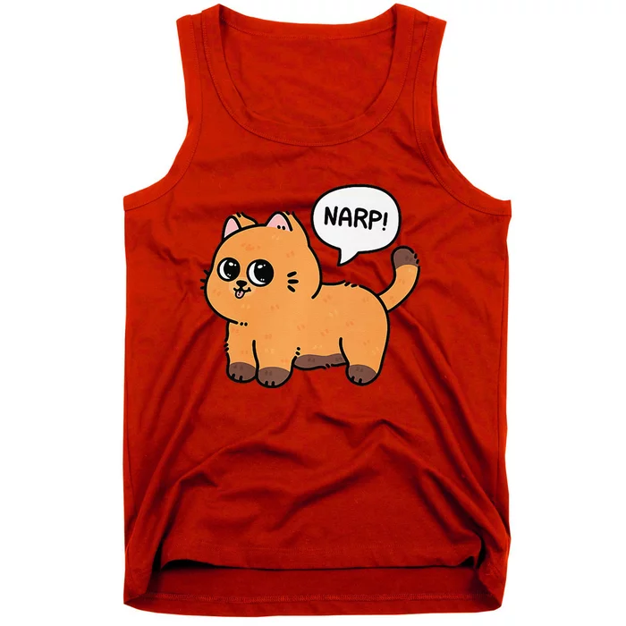 Narp! Funny Cat Lover Tank Top